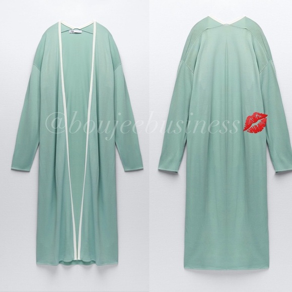 ZARA BNWT Knit Dress + Jacket 2pc Coord Set - Picture 7 of 8